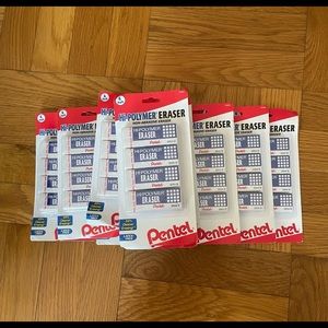 Pentel Hi-Polymer Eraser (Pack of 4)